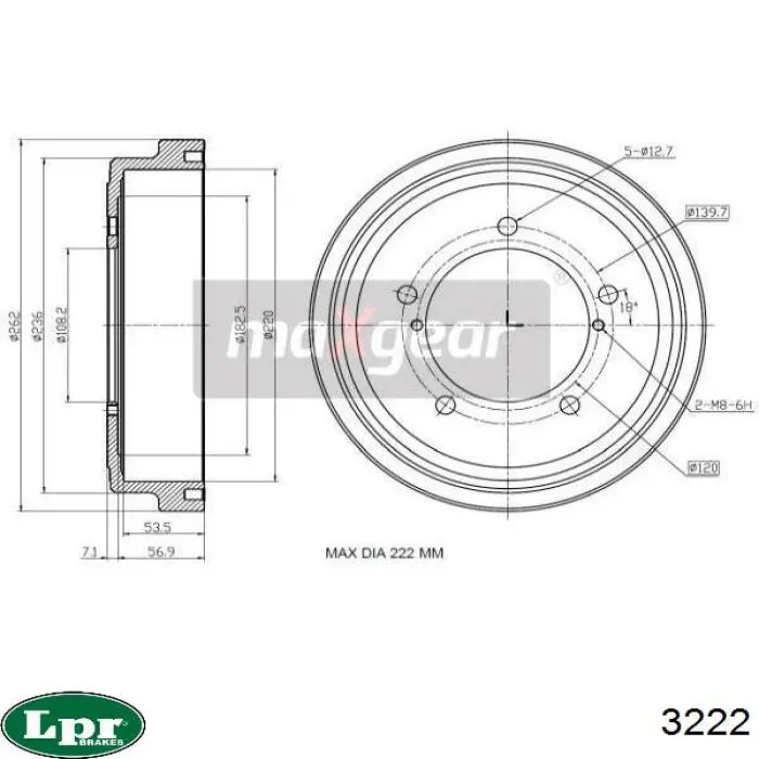 Comprar 3222 LPR Bombín de embrague