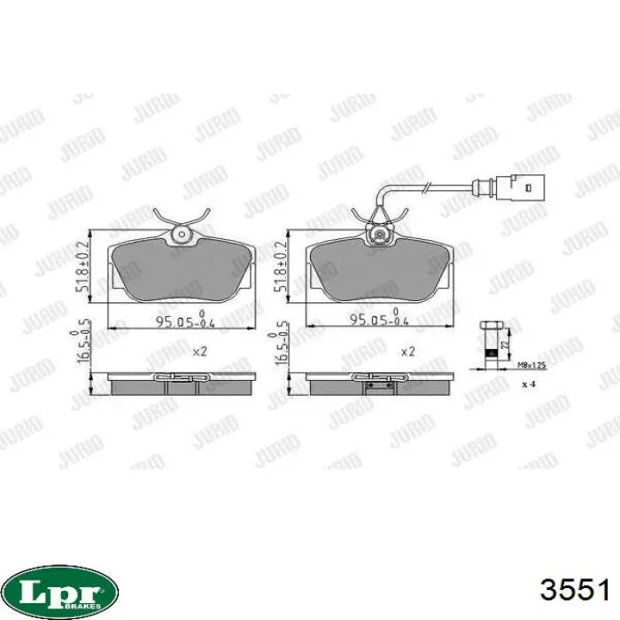 Bombin de embrague 3551 LPR