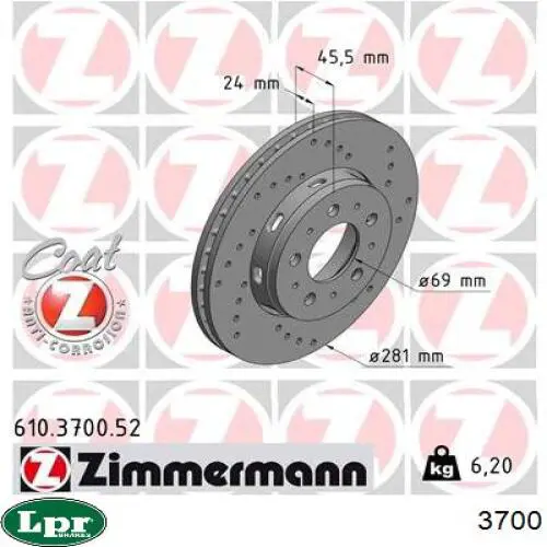 Comprar 3700 LPR Bombín de embrague