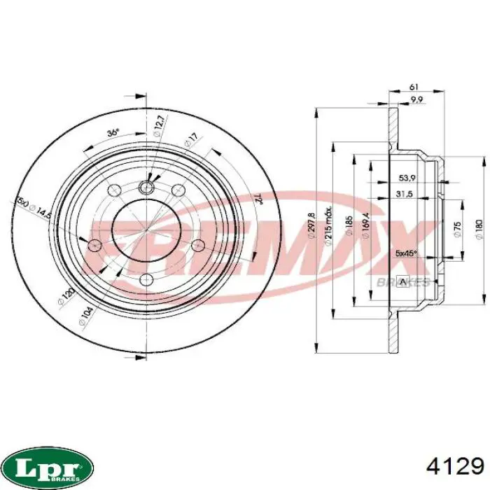 Bombín de freno de rueda trasero Japan Parts CS099