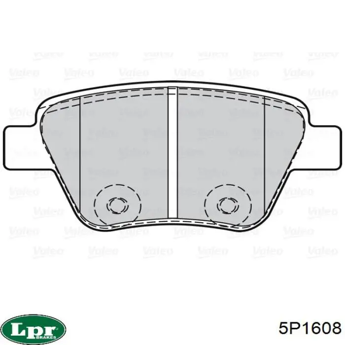 Pastillas de freno traseras Volkswagen Jetta 6 162, 163, AV3, AV2, AY2, AY3