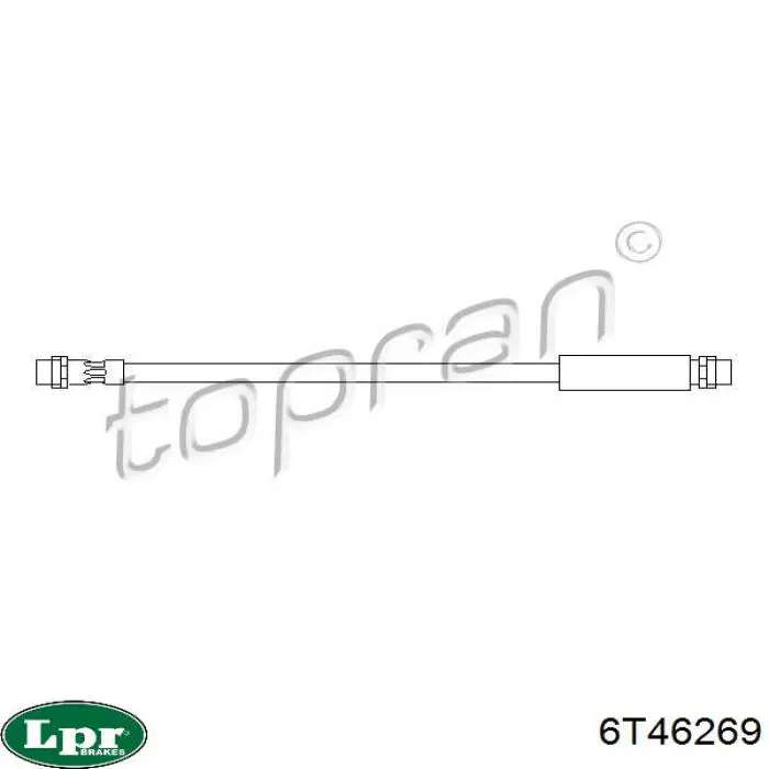 Latiguillos de freno delantero LPR 6T46269 precio, desde 7,73 EUR