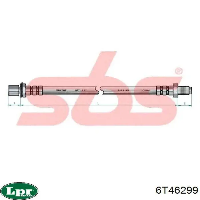 Latiguillo de freno delantero Toyota Celica T16