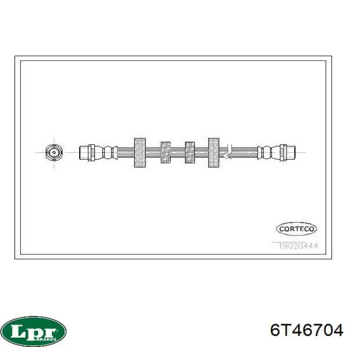 Comprar 6T46704 LPR Latiguillos de freno delantero