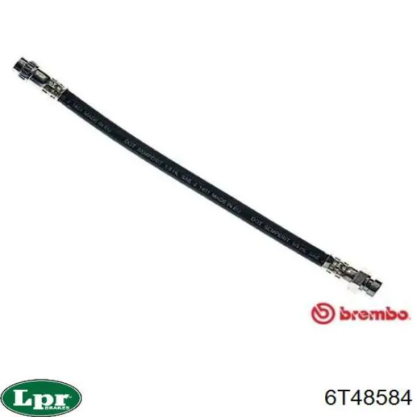 6T48584 LPR tubo flexible de frenos trasero