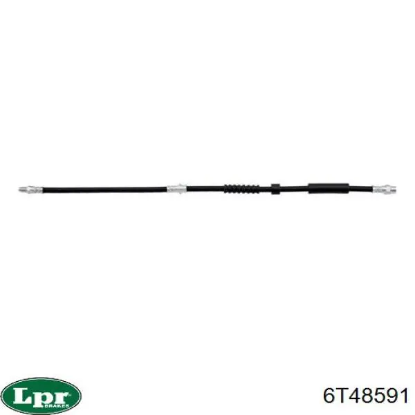 V204120 VEMO/Vaico Tubo de frenos delantero