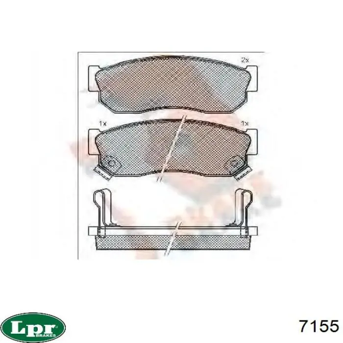 Zapatas de freno de tambor traseras LPR 7155 precio, desde 29,55 EUR