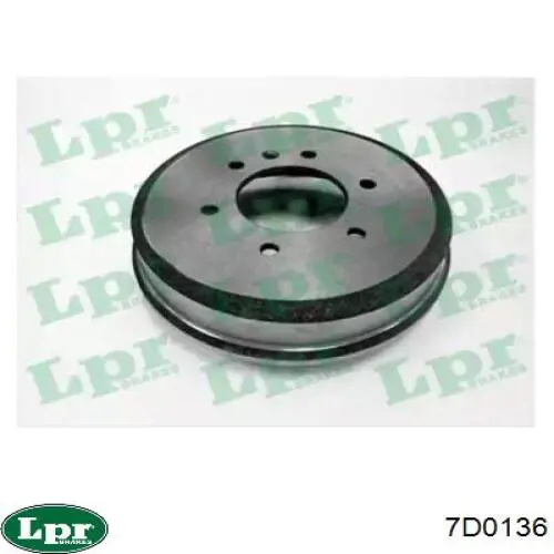 Comprar 7D0136 LPR Tambor de freno trasero