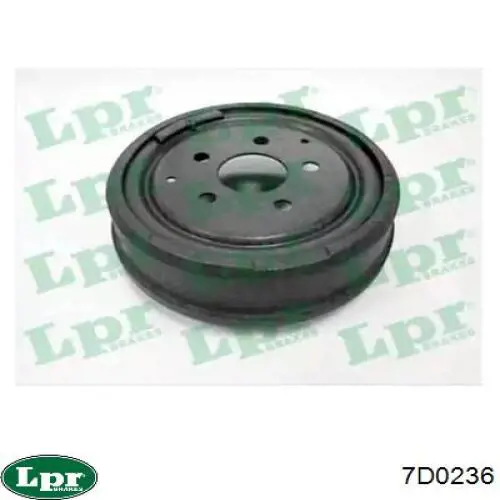7D0236 LPR freno de tambor trasero