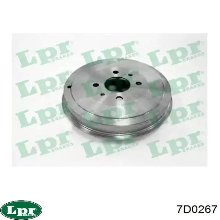 Comprar 7D0267 LPR Tambor de freno trasero