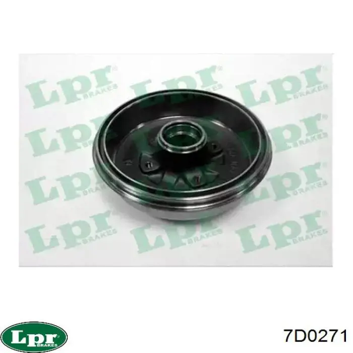 Tambor de freno trasero LPR 7D0271 precio, desde 41,58 EUR