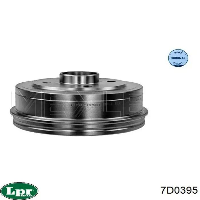 Tambor de freno trasero LPR 7D0395 precio, desde 37,51 EUR