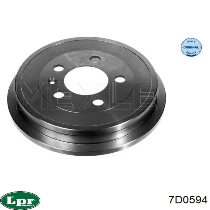 Tambor de freno trasero LPR 7D0594 precio, desde 31,76 EUR