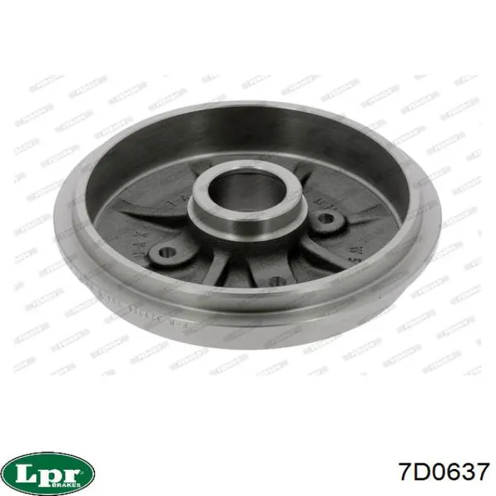 Tambor de freno trasero LPR 7D0637 precio, desde 41,09 EUR