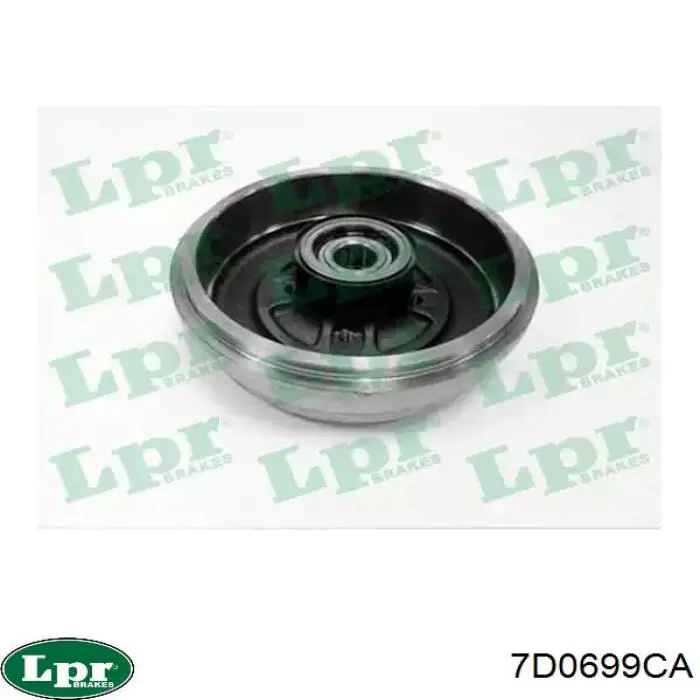 Comprar 7D0699CA LPR Tambor de freno trasero
