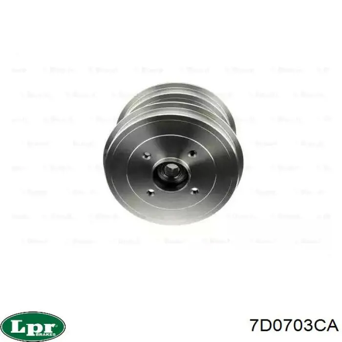 Tambor de freno trasero 7D0703CA LPR