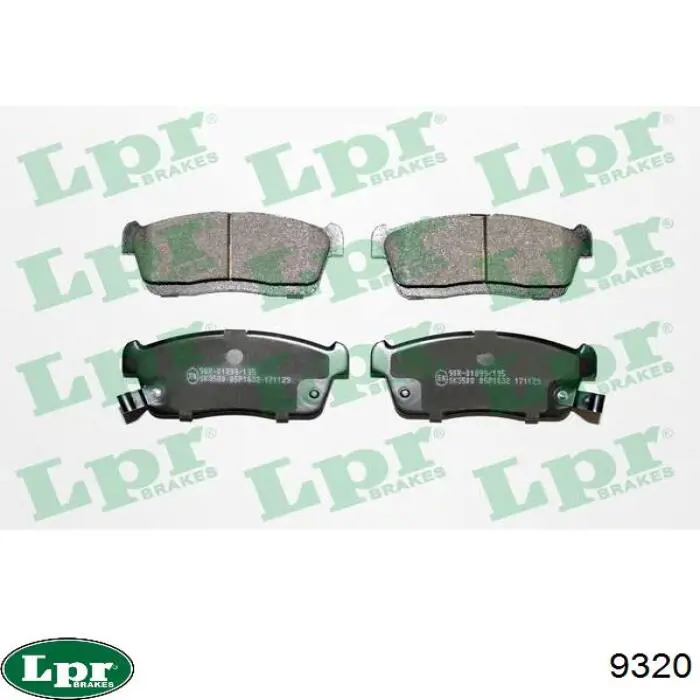Zapatas de freno de tambor traseras LPR 9320 precio, desde 23,81 EUR