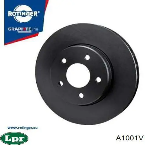 Disco de freno delantero LPR A1001V
