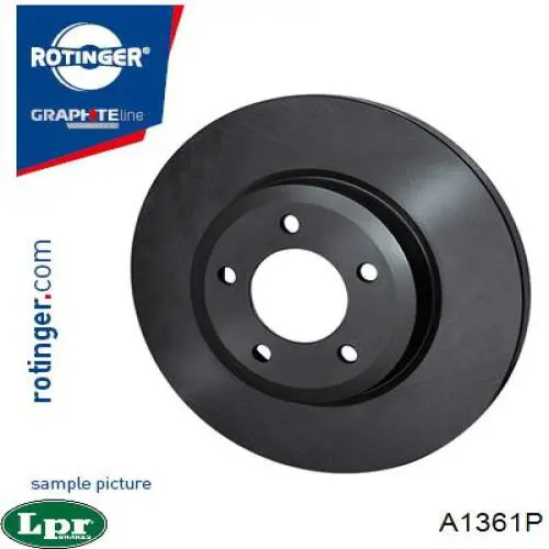 Comprar A1361P LPR Freno de disco delantero