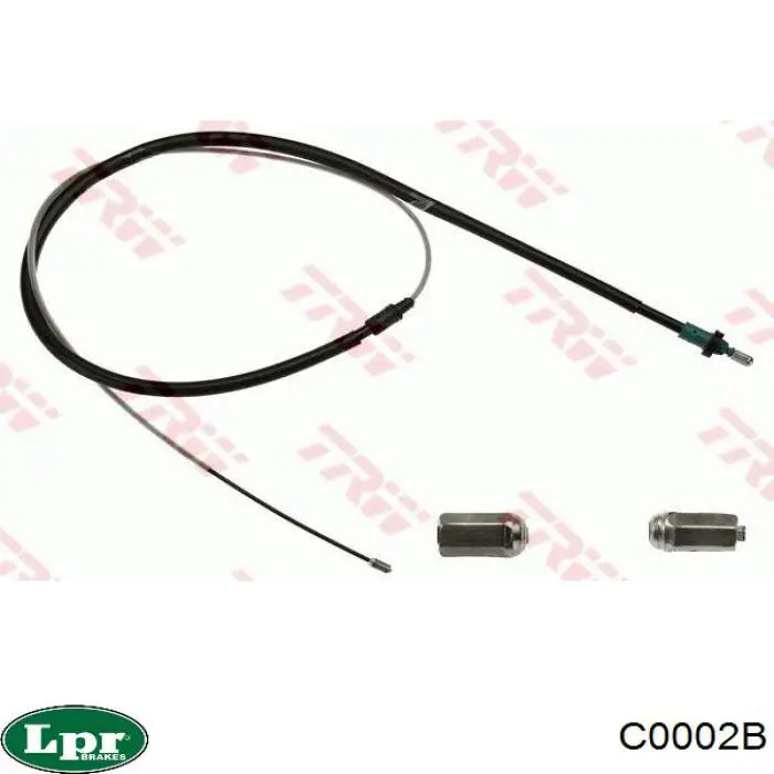 C0002B LPR cable de freno de mano trasero derecho/izquierdo