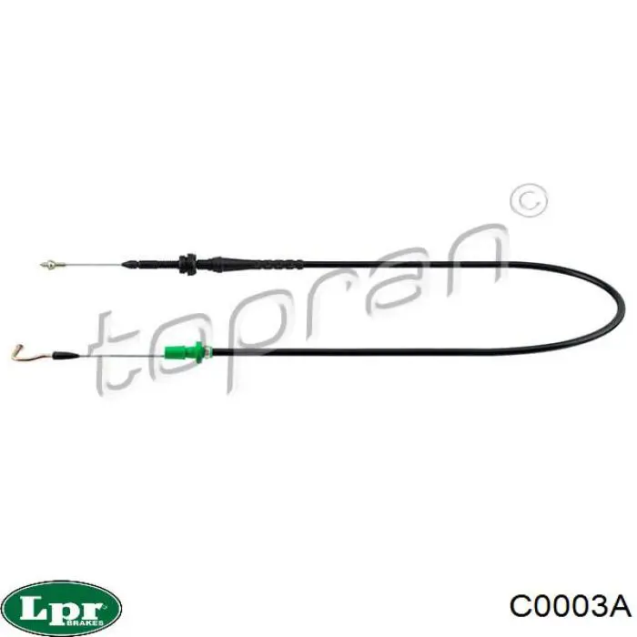 C0003A LPR cable del acelerador