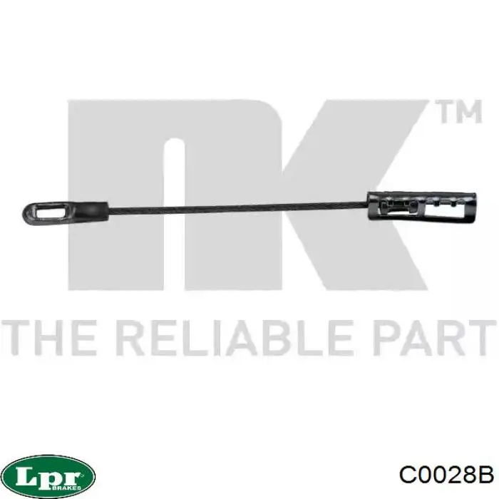 C0028B LPR cable de freno de mano trasero izquierdo