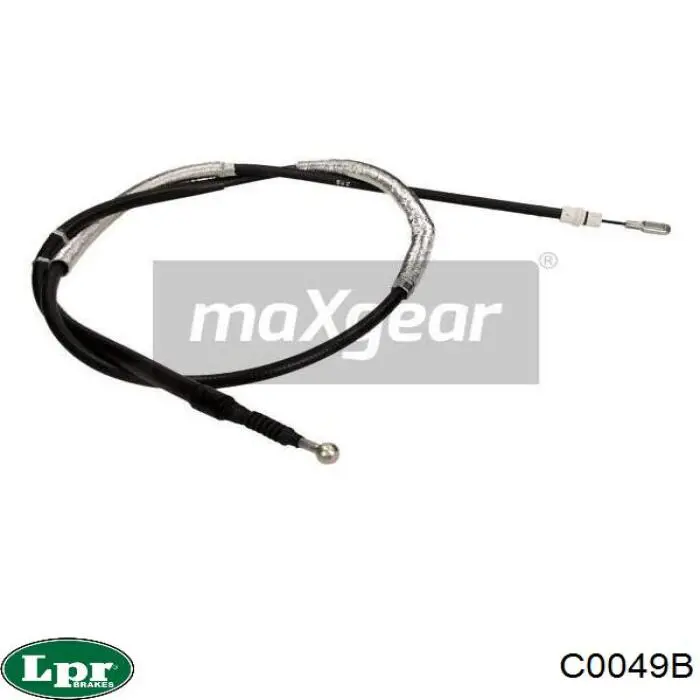 C0049B LPR cable de freno de mano trasero derecho