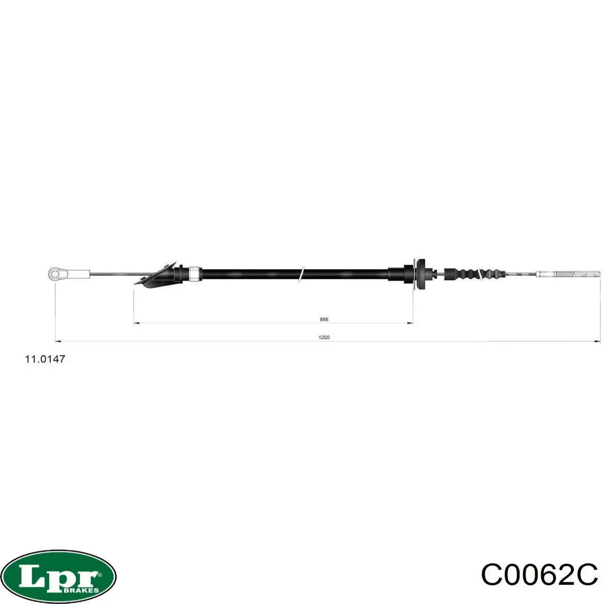 C0062C LPR cable de embrague