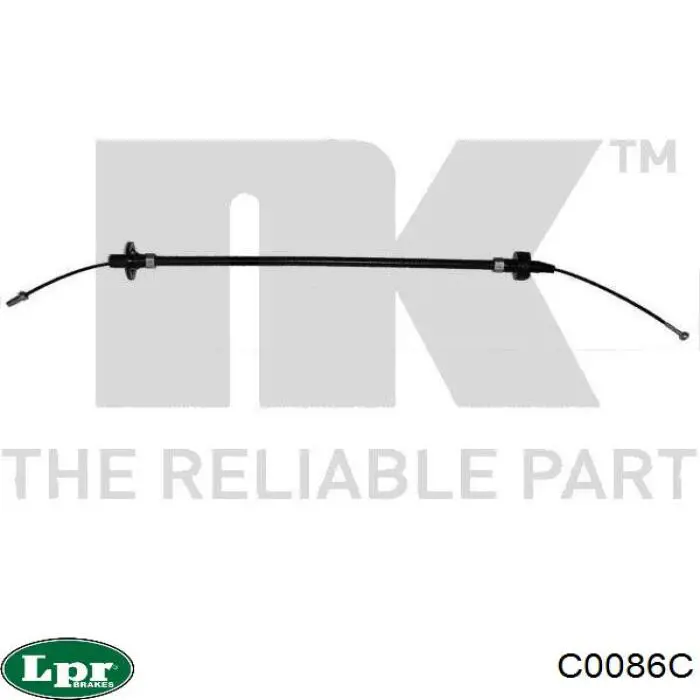 C0086C LPR Cable de accionamiento del embrague