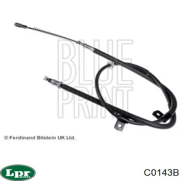 Cable de freno de mano trasero derecho Beca Cables 2001025