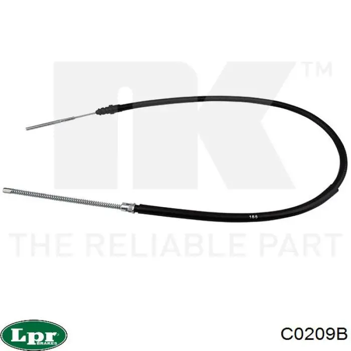 C0209B LPR cable de freno de mano trasero izquierdo