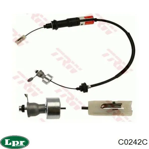 C0242C LPR cable de embrague