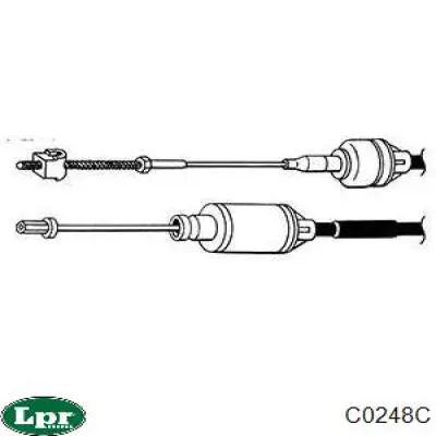 Cable de embrague LPR C0248C precio, desde 17,92 EUR