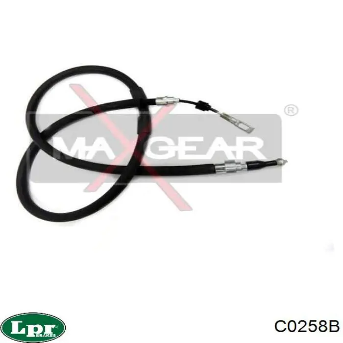 C0258B LPR cable de freno de mano trasero derecho/izquierdo