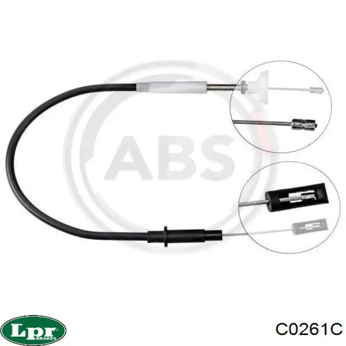 Cable de embrague LPR C0261C precio, desde 8,75 EUR