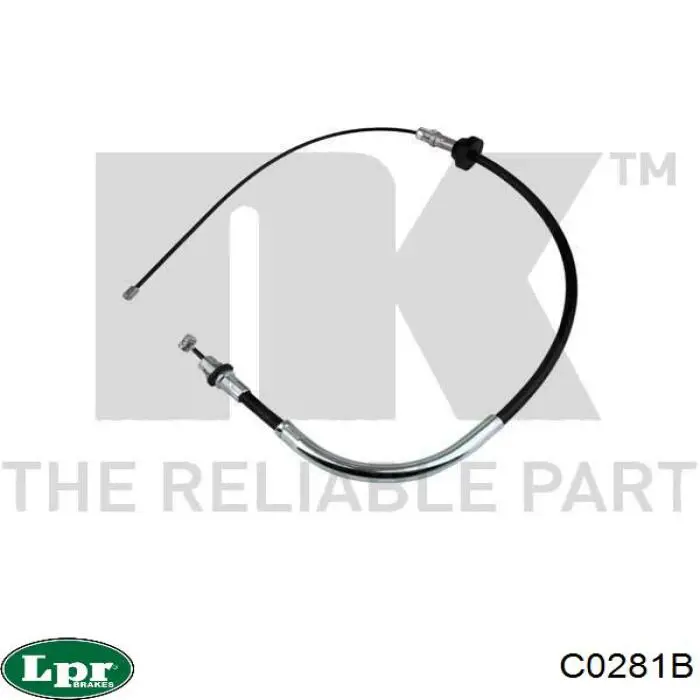 C0281B LPR cable de freno de mano delantero