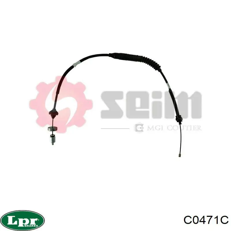 C0471C LPR cable de embrague