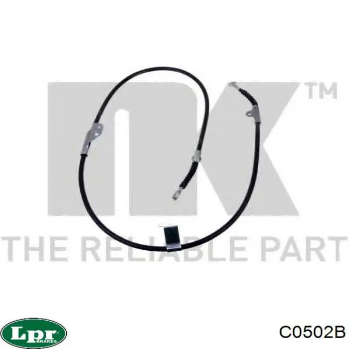 C0502B LPR cable de freno de mano trasero derecho