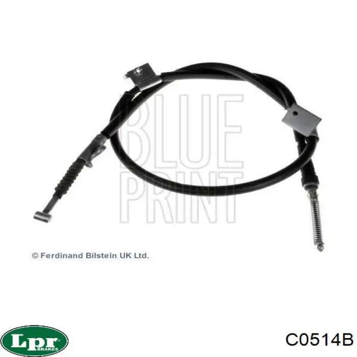 C0514B LPR cable de freno de mano trasero izquierdo