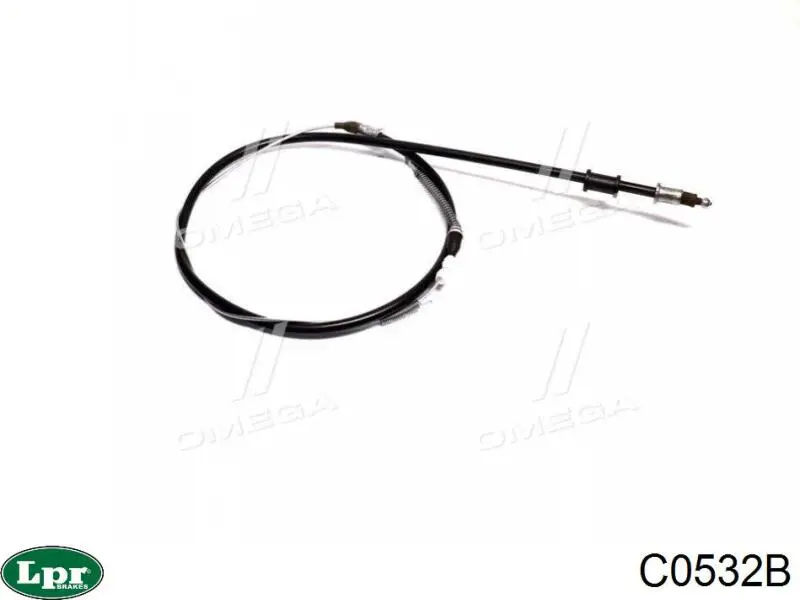 Cable de freno de mano trasero derecho para Opel Ascona (84, 89)