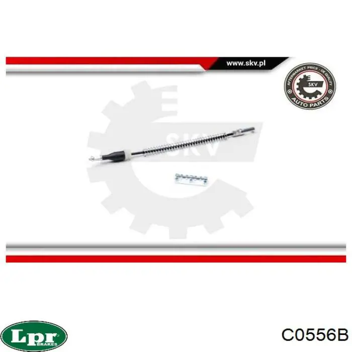 C0556B LPR cable de freno de mano trasero derecho/izquierdo