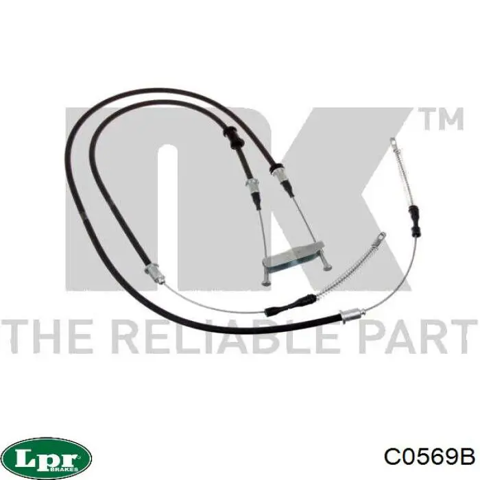 C0569B LPR cable de freno de mano trasero derecho/izquierdo