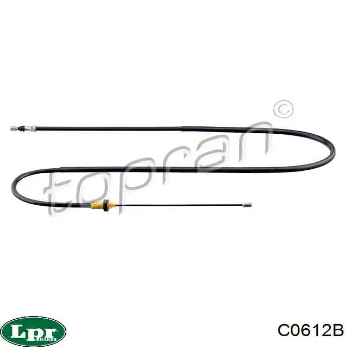 C0612B LPR cable de freno de mano trasero derecho/izquierdo