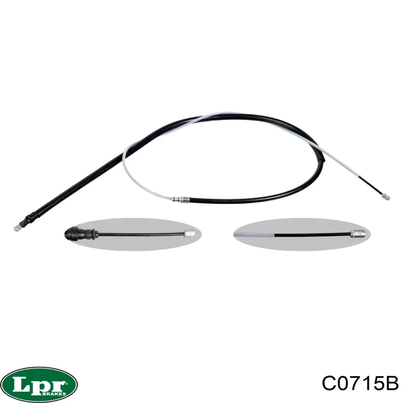 C0715B LPR cable de freno de mano trasero derecho/izquierdo