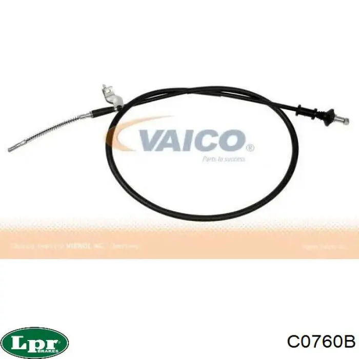 C0760B LPR cable de freno de mano trasero derecho