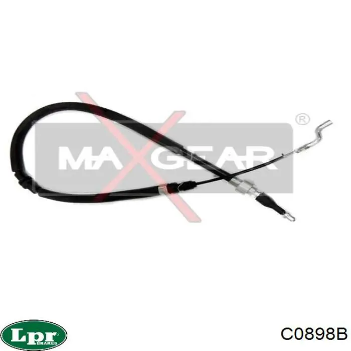 C0898B LPR cable de freno de mano trasero derecho/izquierdo