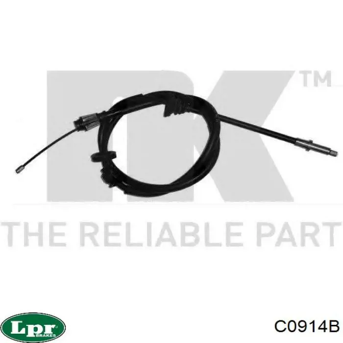 C0914B LPR cable de freno de mano trasero derecho/izquierdo