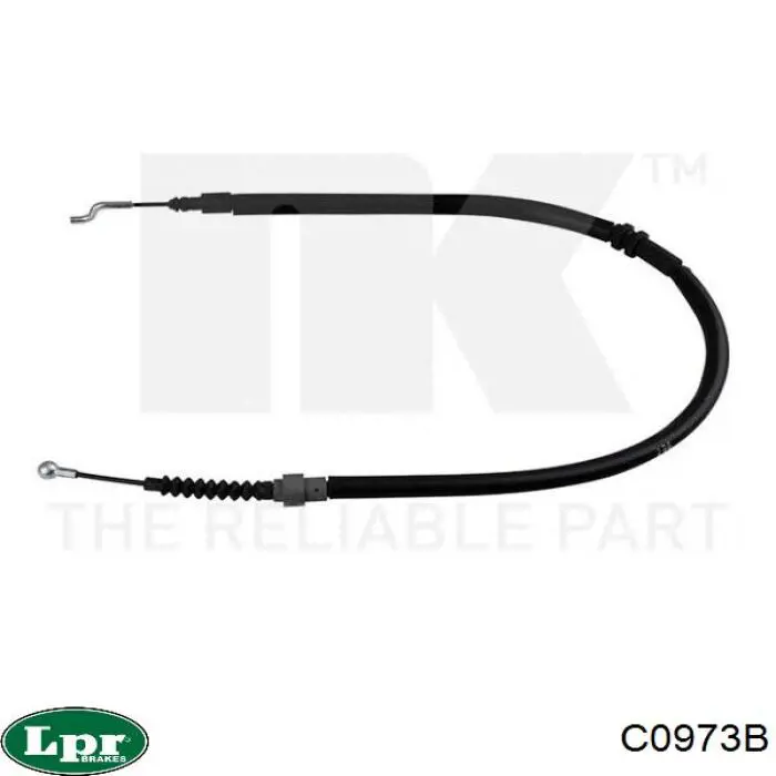 C0973B LPR cable de freno de mano trasero derecho/izquierdo