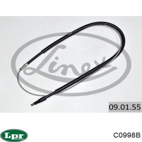 C0998B LPR cable de freno de mano trasero derecho/izquierdo