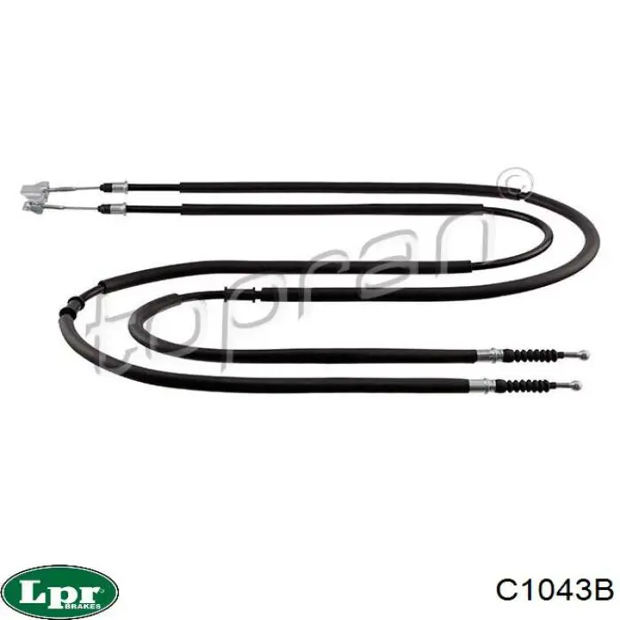 C1043B LPR cable de freno de mano trasero derecho/izquierdo